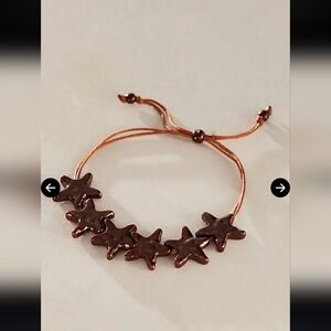 NWT! FREE PEOPLE, North Star Bracelet - Cocoa/Chocolate